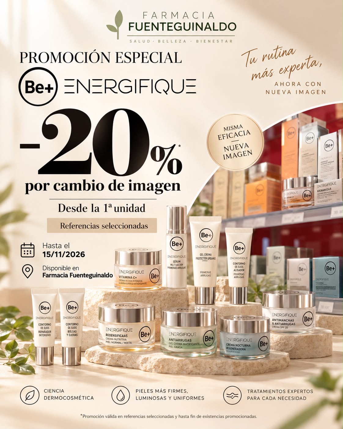 Promoción especial Be+ Energifique –20%
