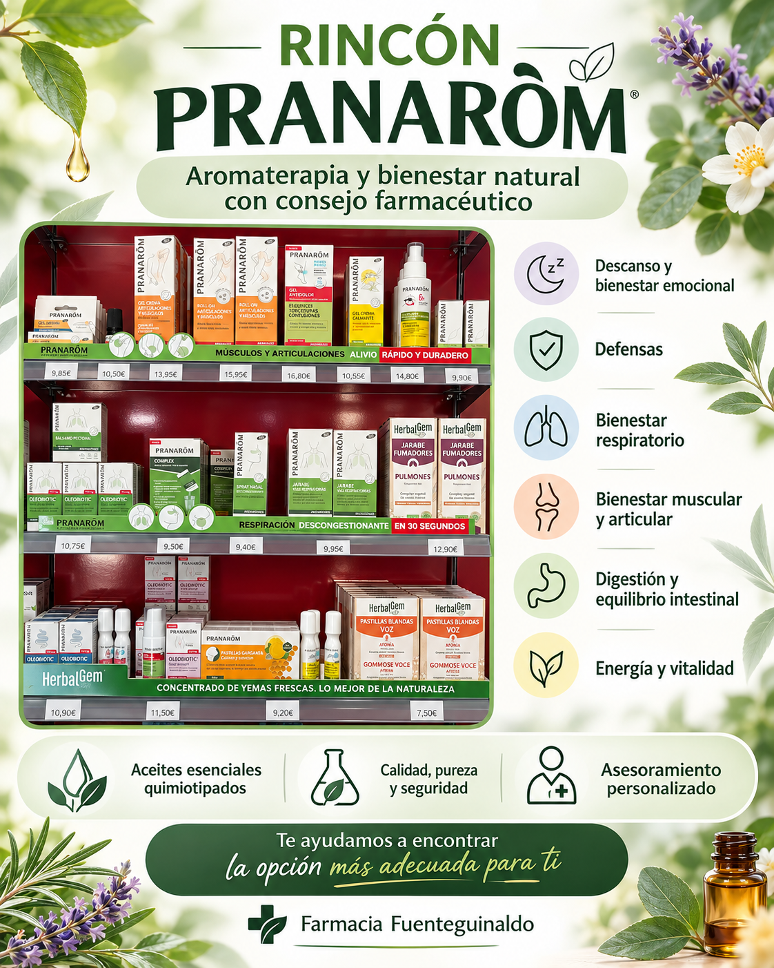 Rincón Pranarôm: aromaterapia y bienestar con criterio farmacéutico