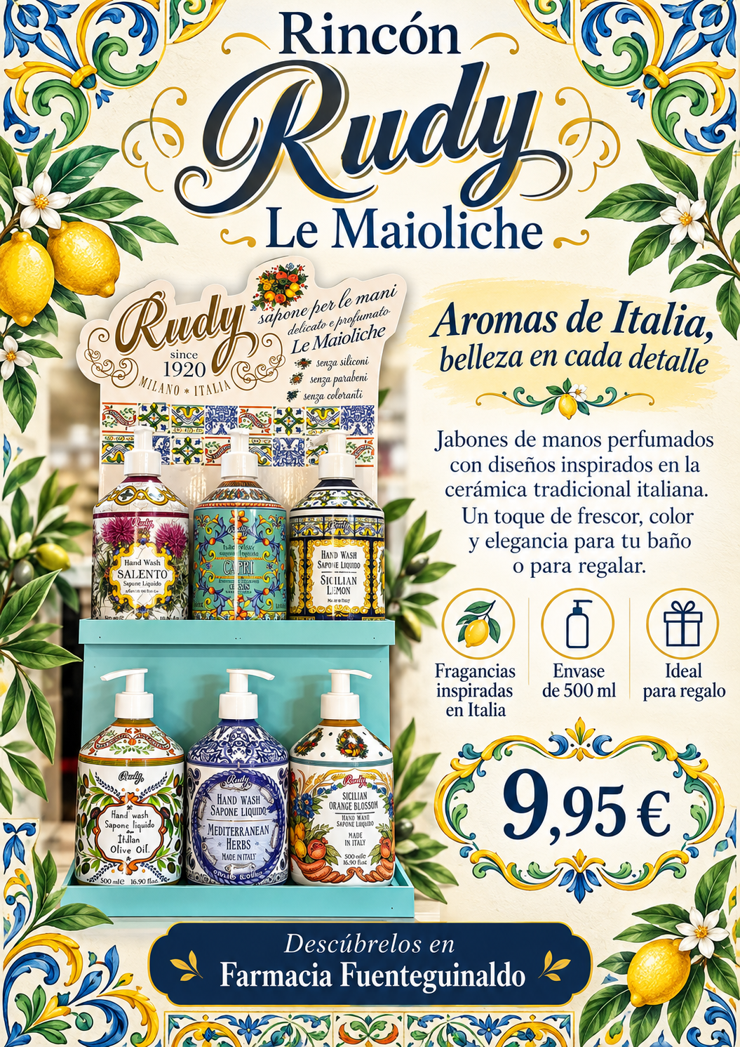 Rincón Rudy Le Maioliche: aromas de Italia